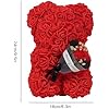 Oso de flor de peluche artificial